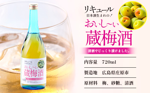 本醸造・梅酒セット(720ml×2本) | 比婆美人酒造 うめ酒 日本酒 清酒 広島 庄原 生貯蔵酒