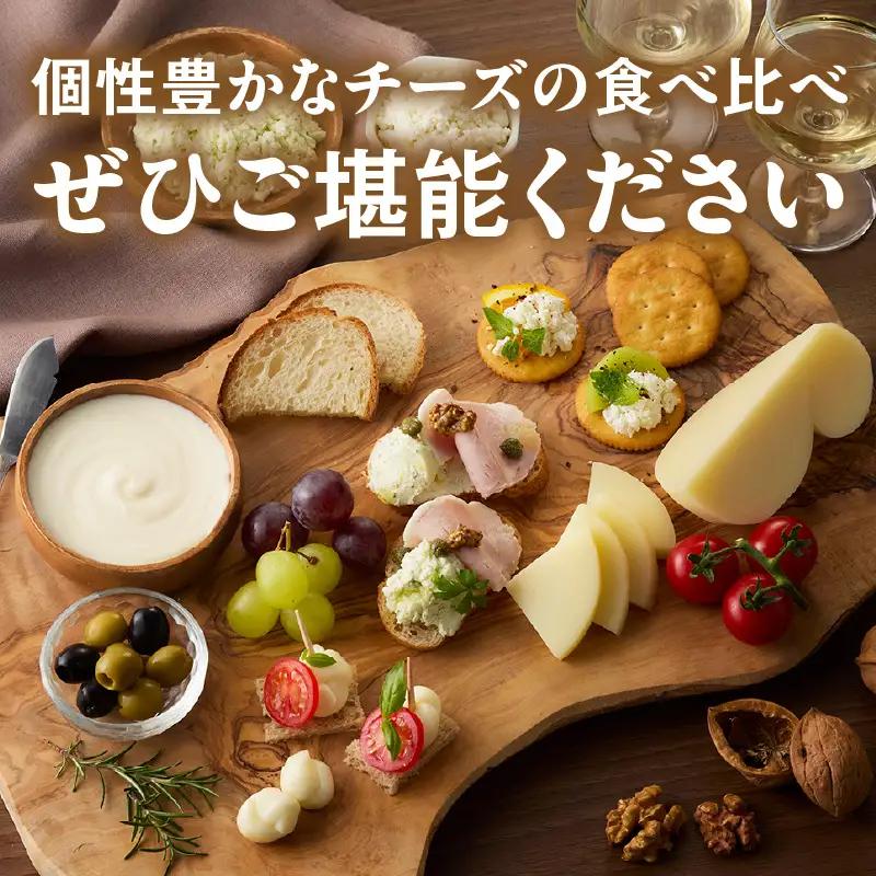 【国産】サントルチオの手づくりチーズ5種食べ比べセット（カチオカヴァッロ(カチョカバロ)・リコッタ・編みモッツァレラ・エルヴァジュ・クリームチーズ）・S104