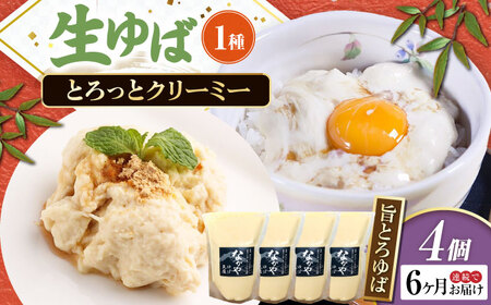 【全6回定期便】旨とろ生ゆば4個パック[AQBK039]湯葉