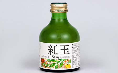 りんごジュース シャイニーアップルジュース 紅玉 りんごジュース【180ml×24本】