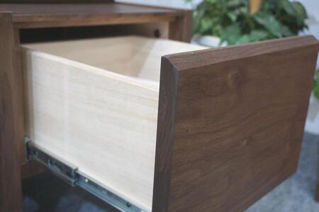 【幅40 奥行44.5 高さ130.2】ロゼッタ40センチ幅プッシュオープンキャビネット