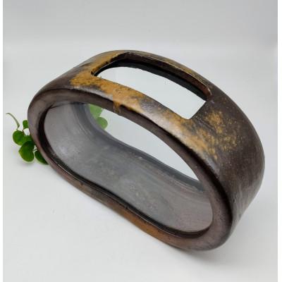 ふるさと納税 備前市 備前焼水槽アクア備前桃型(登り窯) |  | 01