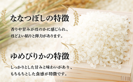 米 第7回米-1GP金賞受賞 定期便 12ヶ月 ゆめぴりか ななつぼし 各 5kg 食べ比べ セット お米 食べ比べセット 詰め合わせ 北海道 南るもい産 5キロ 10kg 10キロ 白米 精米 こめ