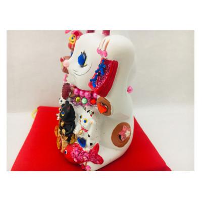 ふるさと納税 中間市 金運親子招福ジュエリー招き猫レギュラータイプR-2(S) |  | 01