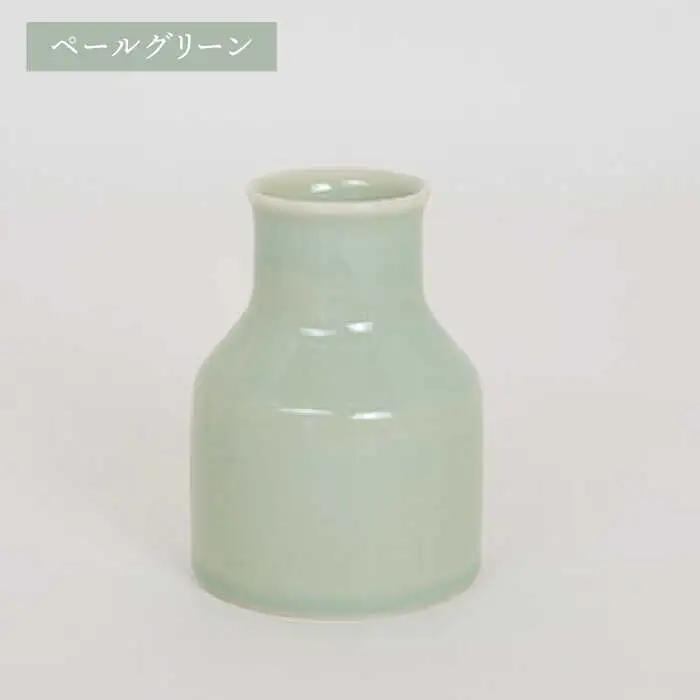 【波佐見焼】iroiro フラワーベース ドライフラワー付き ペールグリーン 【藍染窯】 花瓶 一輪挿し ドライフラワー [JC137]