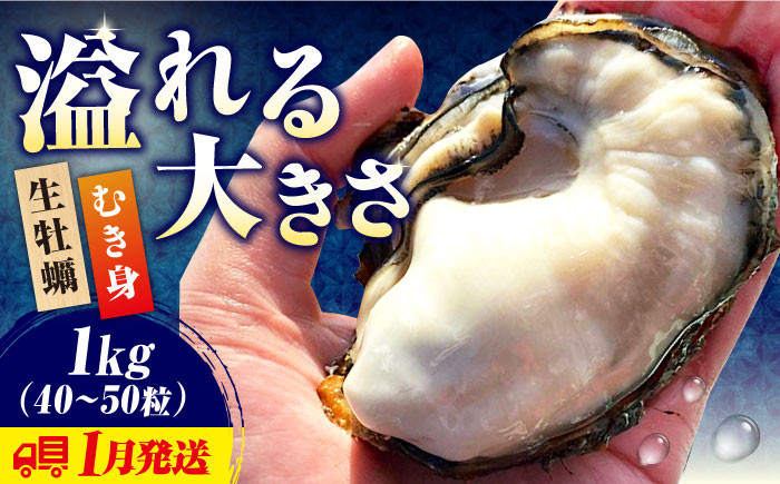 
すぐに使える！【生牡蠣】【着日指定可能】かきうちの 牡蠣 むき身 1kg 牡蠣 かき カキ むき身 生牡蠣 広島 江田島市/株式会社かきうち [XBK002]
