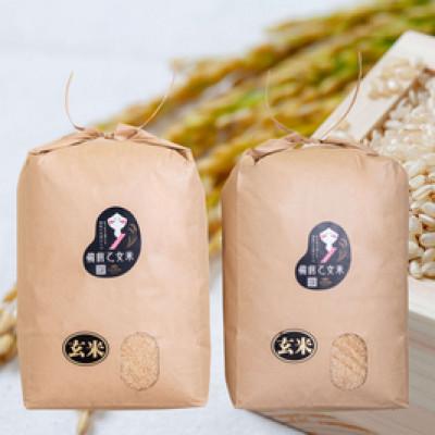 ふるさと納税 岡山市 【石原果樹園】備前乙女米　玄米10kg×2袋(BOB10-2)