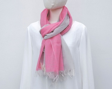 ストール　富士桜工房　KASANE（雪の下）