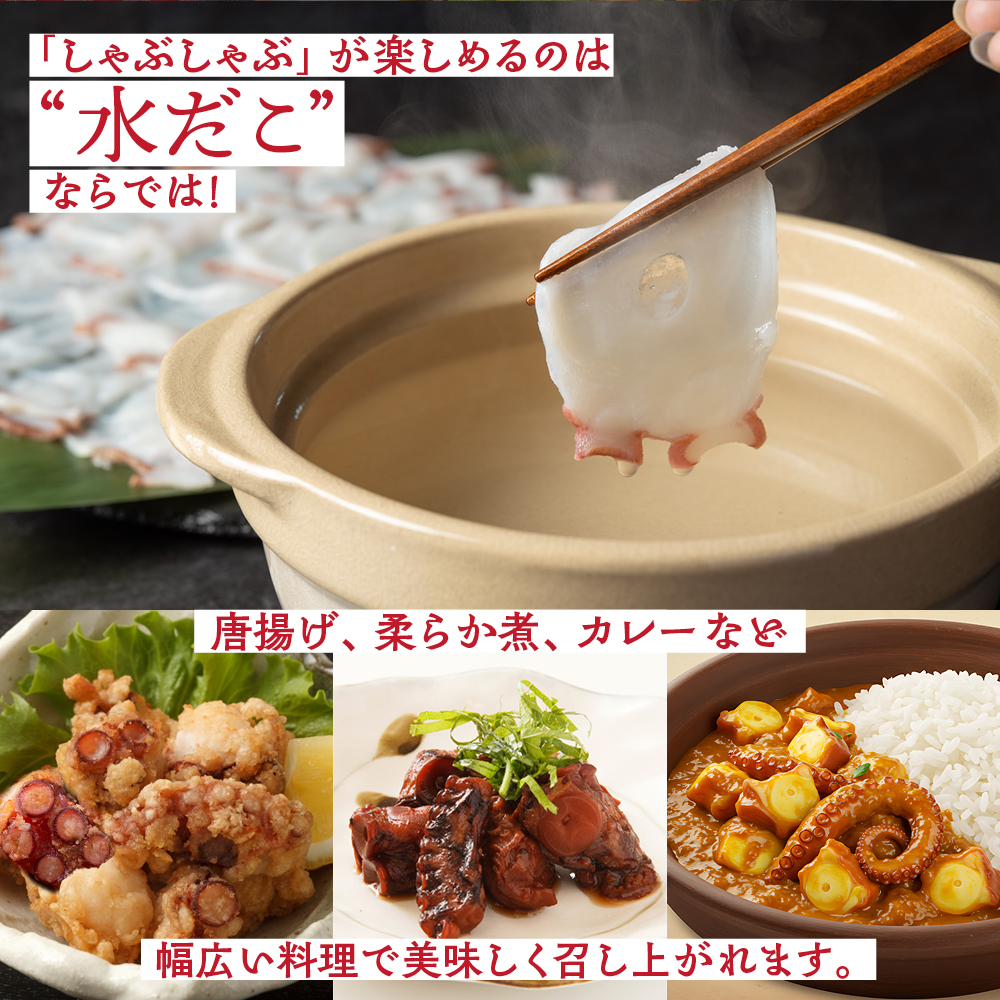 20-306 水だこ太足 小分け真空パック約1.5kg