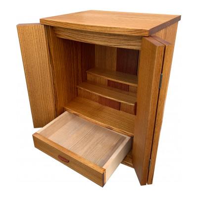 ふるさと納税 岸和田市 総桐無垢摺り漆仕上げ仏壇(幅455×高さ545)小さな上置き現代家具調ぶつだん厨子　初音の家具 |  | 02