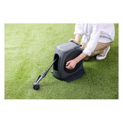 ふるさと納税 大河原町 フルカバーホースリールJET 10M FHJー10 ダークグレー×ブラック   [53752934] |  | 02