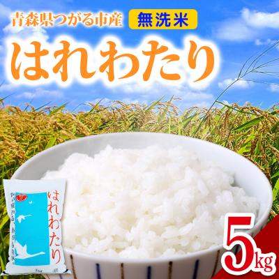 ふるさと納税 つがる市 無洗米 はれわたり 5kg [0903]