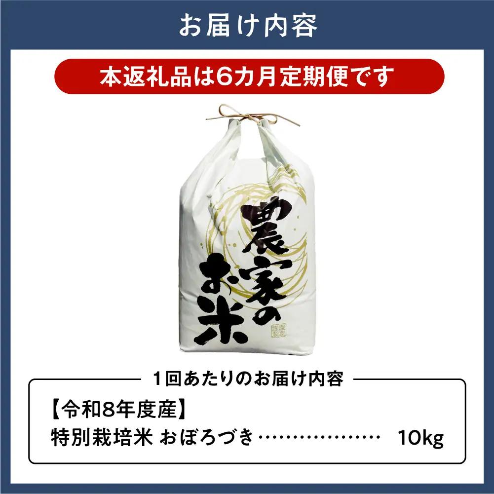 【令和8年度産先行受付】ファームふたば特別栽培米「おぼろづき」10kg【6か月定期便】 | 精米 米 コメ 北海道米 北海道 当別町