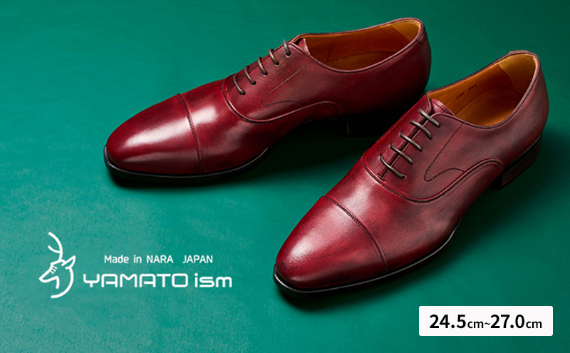 YAMATOism ヤマトイズム 牛革ビジネスシューズ 紳士靴 YAP100（ワイン）26.0cm【ファッション・靴・シューズ・革製品・革靴】 光沢感