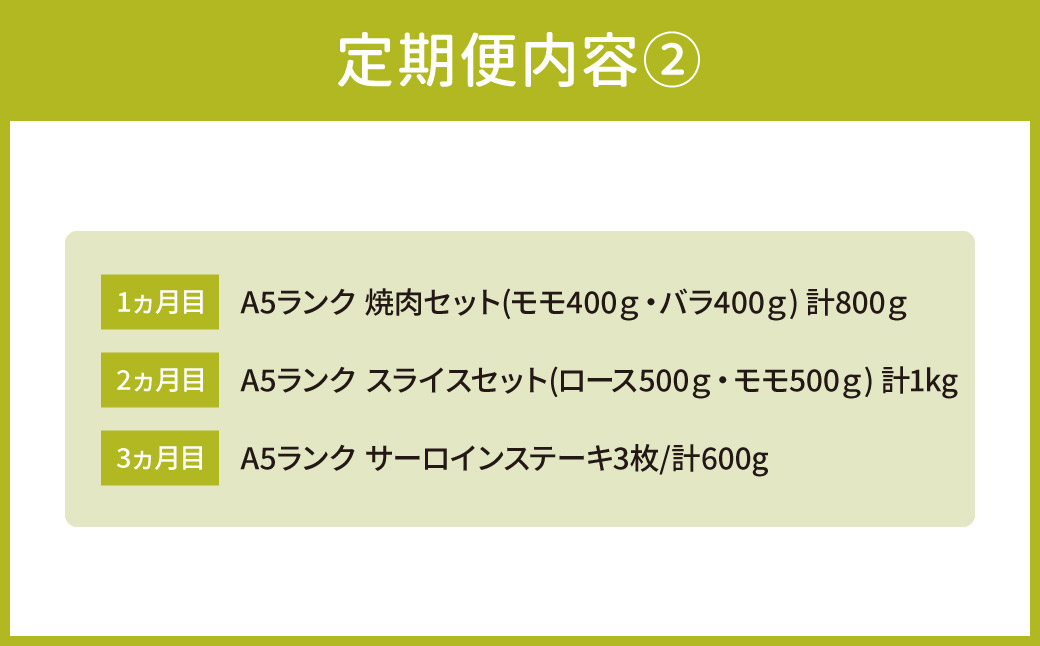 定期便 A５ランク 近江牛 食べ比べコース 3カ月　AE04　株式会社びわこフード(近江牛専門店 万葉)