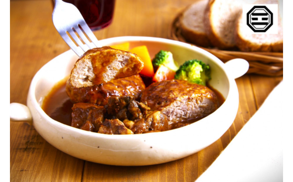 ぶつぎりたんちゃん特製 牛たんハンバーグ＆シチュー 372013_HX005