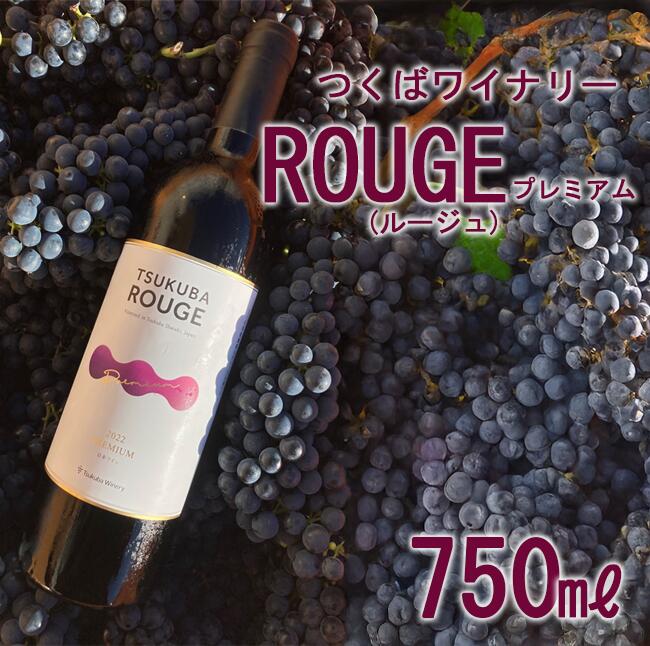 【ふるさと納税】つくばワイナリー TSUKUBA ROUGE プレミアム | お酒 葡萄 ぶどう ブドウ 茨城県 つくば市 ワイナリー ワイン 赤ワイン