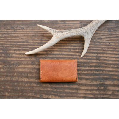 ふるさと納税 対馬市 【対馬のイノシシ革】名刺入れ(キャメル) |  | 02