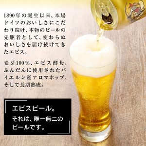 【定期便 4回】エビスビール350ml×1箱(24缶) (T0109-1604)