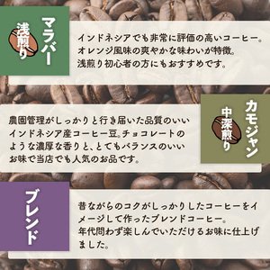 こだわり栽培のコーヒー豆(マラバー)(計400g・200g×2袋) 焙煎 コーヒー 豆 珈琲 珈琲豆 【m70-03】【N BLOOD COFFEE ROASTERS】