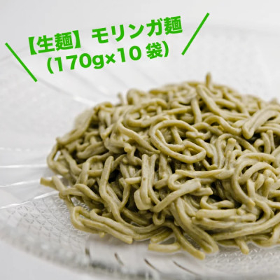 
＜生麺＞もちもち触感のモリンガ麺10食セット【1387632】
