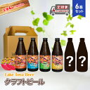 【ふるさと納税】Lake Toya Beer クラフトビール 定番4種＋限定2本　計6本(紙コースター2枚付) 4カ月連続お届け　定期便・洞爺湖町