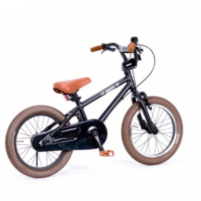 ふるさと納税 藤沢市 子供用自転車　キックバイク Wynn 16 (Black x Brown tire) 【補助輪なし】 |  | 01