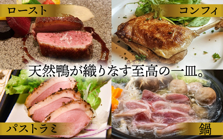 能登 穴水産 天然「鴨」（羽付き）1羽 |お肉 鴨肉 天然