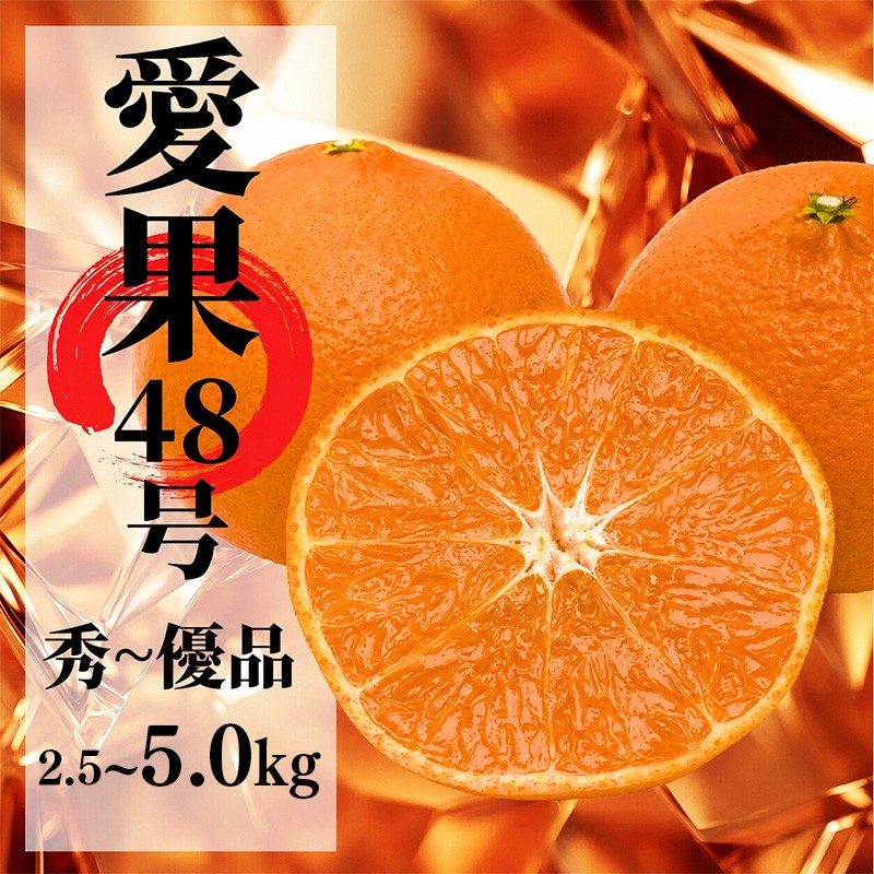 
                  【2027年2月下旬頃から順次発送】愛果48号 秀～優品 約2.5 / 5.0kg  | 愛媛 愛媛県産みかん 蜜柑 ミカン mikan みかん あいか  柑橘 お取り寄せ グルメ 期間限定 数量限定 果物 旬  愛媛県 松山市
                