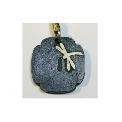 ふるさと納税 福島市 根付鐔「木瓜型　蜻蛉金象嵌」 No.0748