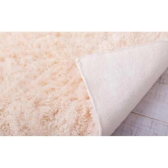 ふわふわコスモトロン吸水速乾バスマット30mm アイボリー 縦45cm×横60cm