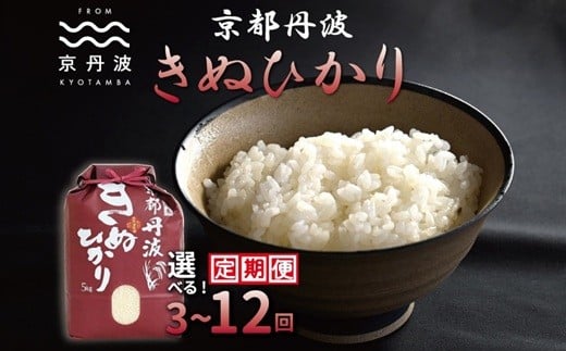 
            【定期便】 京丹波きぬひかり 5kg 10kg 選べる 回数 3回 6回 12回 15kg～120kg 連続 3カ月 6カ月 12カ月 ×3カ月連続 令和7年産 京都 米 精米 キヌヒカリ ※北海道・東北・沖縄・その他離島は配送不可 [030MB002RX]
          