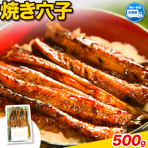 焼き穴子 約500g 笠岡魚市場《45日以内に出荷予定(土日祝除く)》岡山県 笠岡市 穴子 海鮮 魚 お魚---A-06---