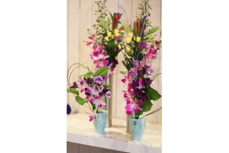 SL0200　お供え花、墓花セット「安らかな祈りのお花」お盆、お彼岸、命日、法事など故人への想いをお花でお届けいたします。