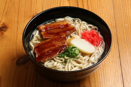 AA004-1　「玉家 豊崎店」の三枚肉そば4食セット