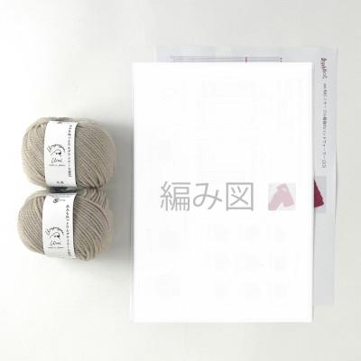 ふるさと納税 江南市 毛糸2玉で編めるケーブル模様のハンドウォーマーキット 27番色 |  | 01