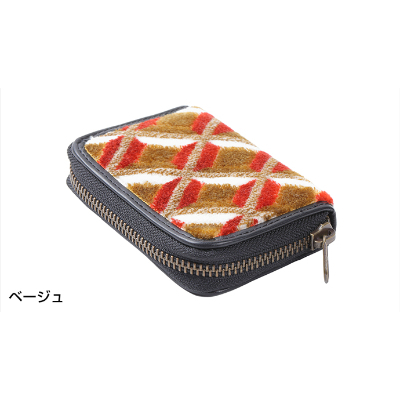 
                  ミニ財布　小銭入れ/ダイヤ　ベージュ【1247323】
                