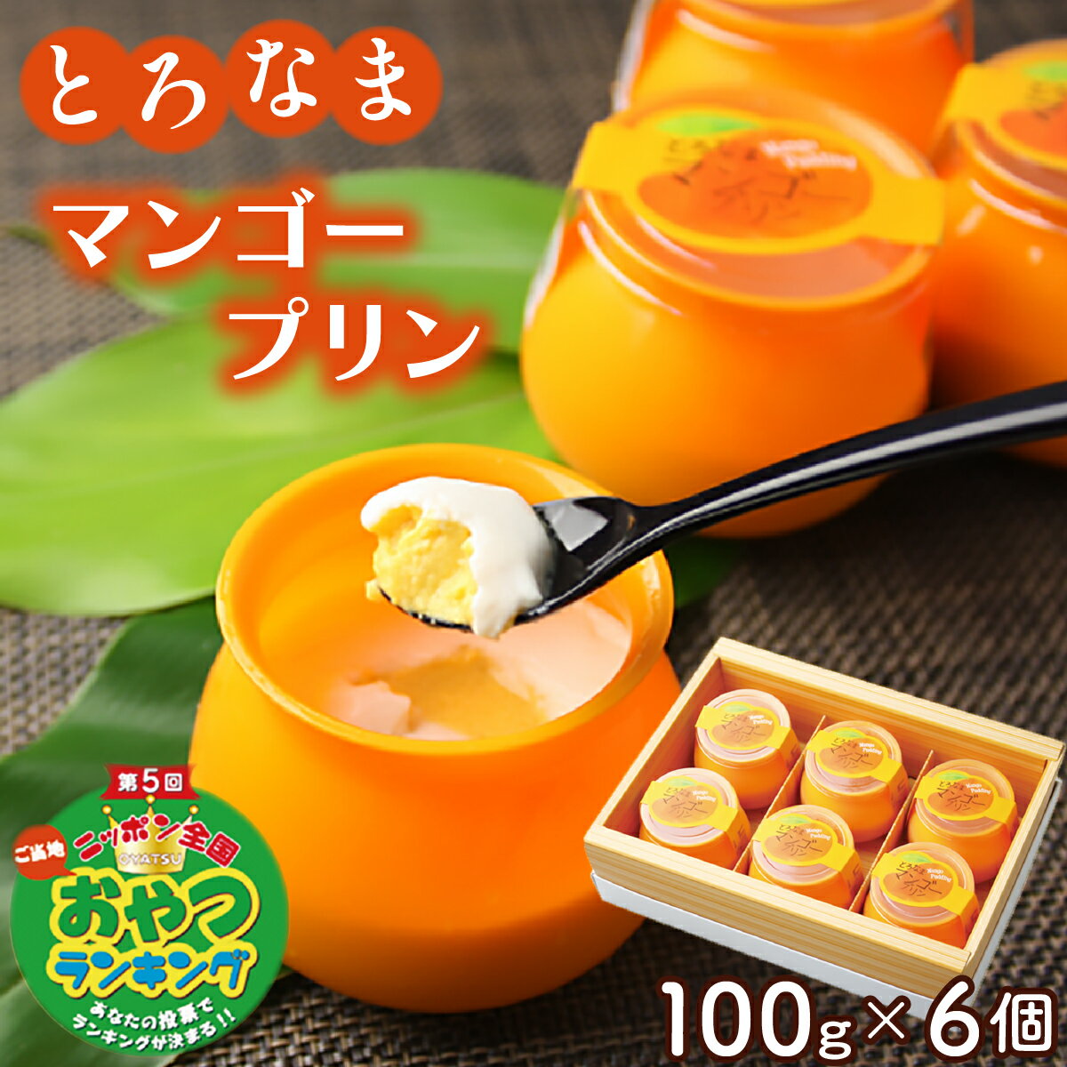 【ふるさと納税】とろなまマンゴープリン(100g×6個入り) AC016-1