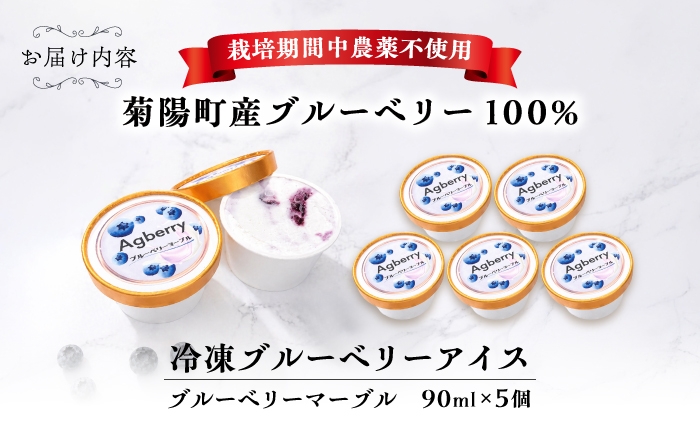 アイス あいす 氷菓子 フルーツ ブルーベリー ぶるーべりー マーブル デザート ブルーベリー おやつ