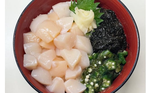 どんどん海鮮丼ほたて刺し丼いくらセット