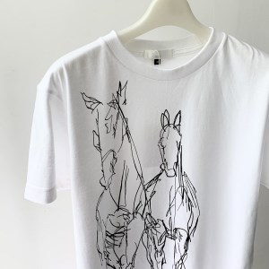 HORSE T-SHIRT【Lサイズ/WHITE】