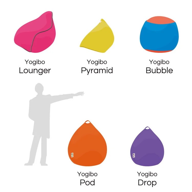 【カラーが選べる】 Yogibo Zoola Lounger（ヨギボー ズーラ ラウンジャー） 39-O 耐水 屋外 接触冷感 冷感 耐光 クッション 椅子 ビーズソファ ソファ ビーズクッション ロ