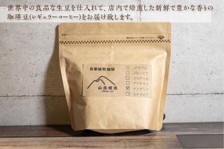 自家焙煎珈琲豆 2種レギュラーコーヒー飲み比べ（各100g×5袋）計1kg 飲み物 飲料 良品な生豆 店内焙煎 新鮮 豊かな香り 2種類 個性 テイスト お楽しみ