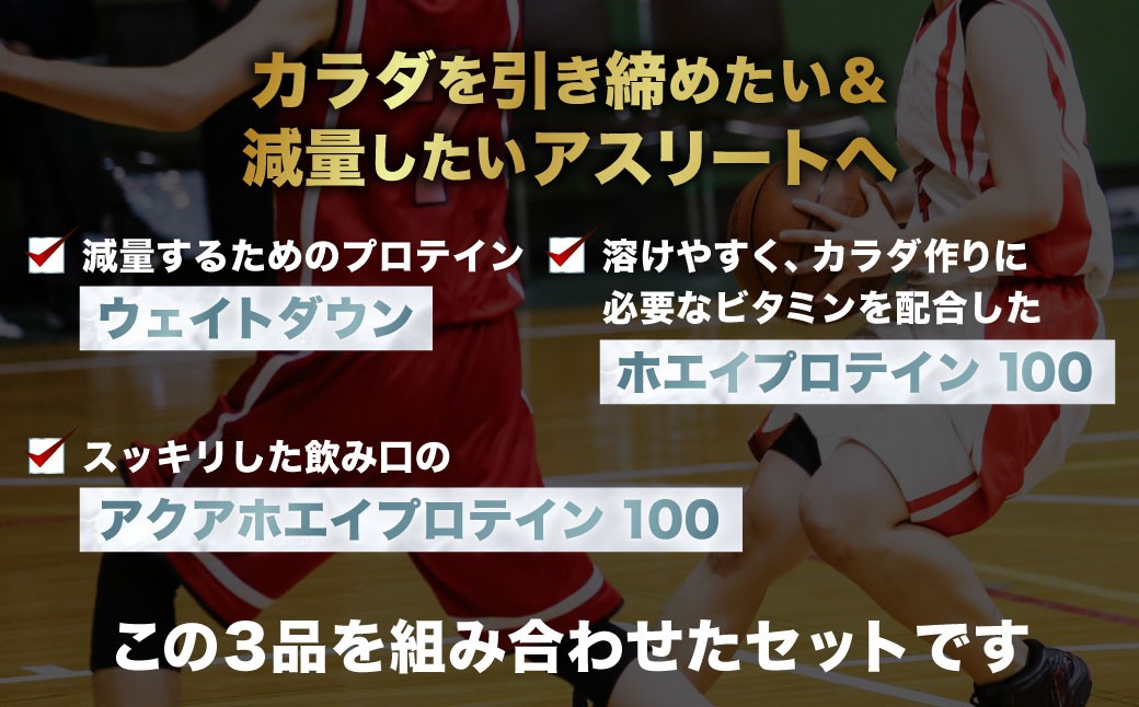 ザバス プロテイン バスケットライトセット