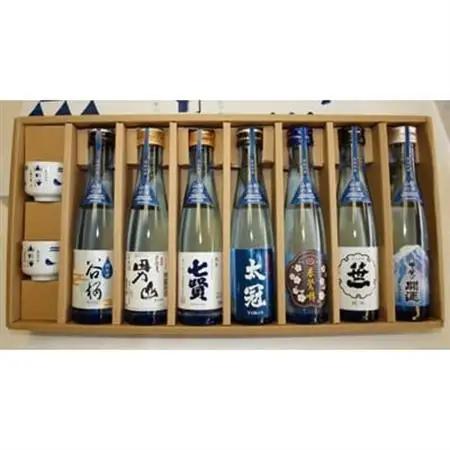 山梨の「山の酒」純米酒飲み比べ7本セット【配送不可地域：離島】【1202699】