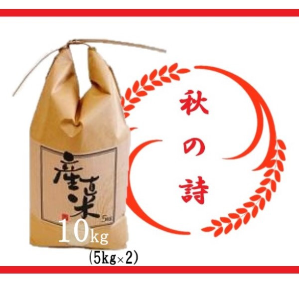 
【令和6年産 特別栽培 近江米『秋の詩』10kg(5kg×2)】米 近江米 秋の詩 ブランド米 滋賀県 竜王
