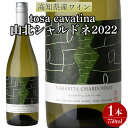 【ふるさと納税】高知県産ワイン tosa cavatina 山北シャルドネ2022 (750ml×1本) - 白 ワイン 辛口 お酒 さけ アルコール ボトル 瓶 おしゃれ プレゼント ギフト 贈り物 お祝い 御祝 内祝い お歳暮 御歳暮 送料無料 高知県 香南市【冷蔵】 iw-0004