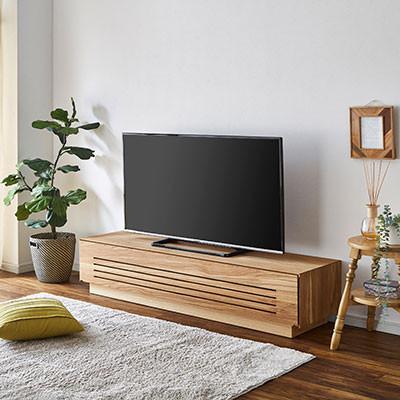 ふるさと納税 大川市 テレビ台 ルーチェ オーク無垢【サイズ:幅154-204cm、カラー:オーク無垢】