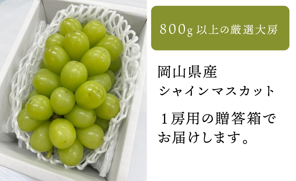 
KF-B013【きよとう】＜2024年すぐ発送！＞数量限定！厳選した大粒大房のシャインマスカット１房入
