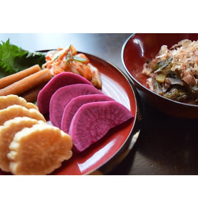 
            ＜野菜から全て手作り＞漬け物5種各200gセット＜2026年1月下旬より順次発送＞【1177164】
          